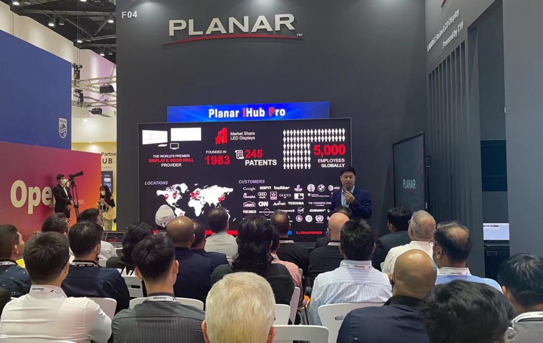 InfoComm Asia | 环亚集团Planar全球首发第四代Micro LED智能一体机
